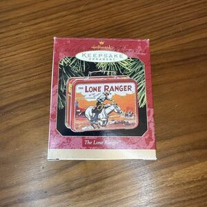 Lone Ranger Hallmark Keepsake Lunchbox Metal Christmas Ornament